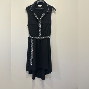 Covet black sleeveless dress size S